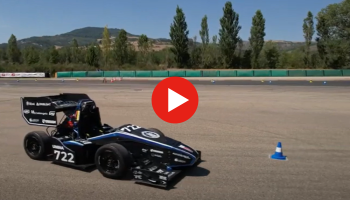 Formula SAE Driverless Competition UniNa Corse Varano De Melegari Skidpad Test